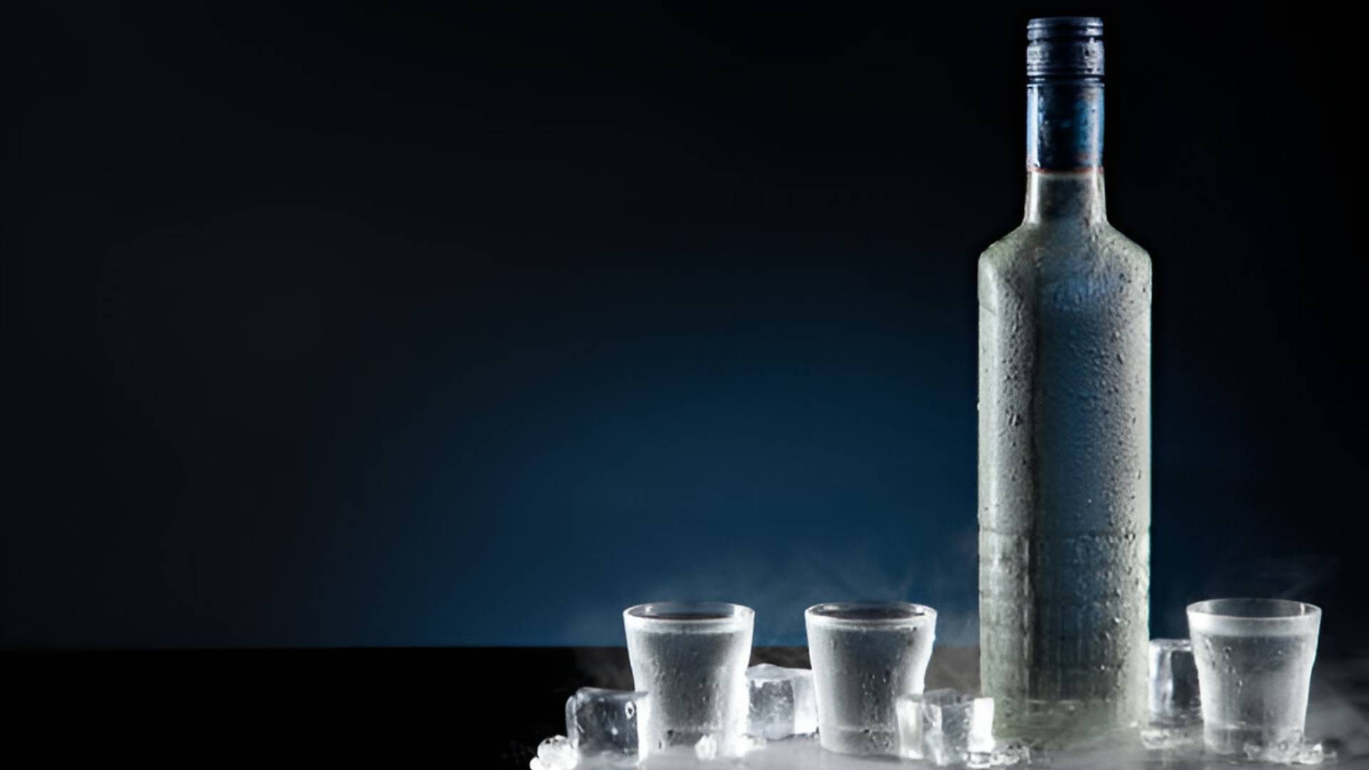 Premium vodka selection